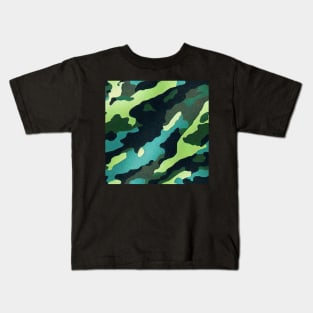 Camouflage Army Pattern, a perfect gift for all soldiers, asg and paintball fans! #16 Kids T-Shirt